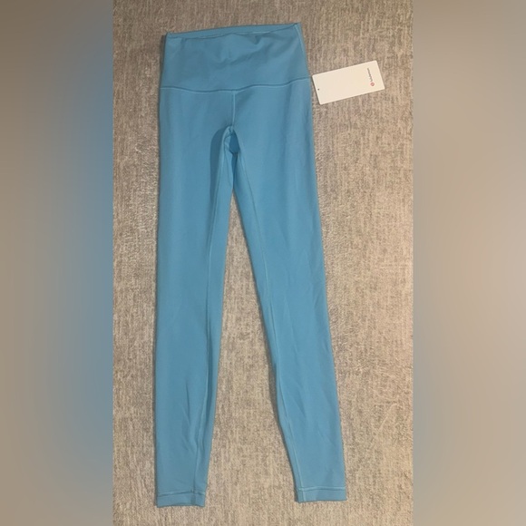 New Wunder Train 28” High rise Tight blue leggings size 4 WBLE full length - Picture 2 of 7